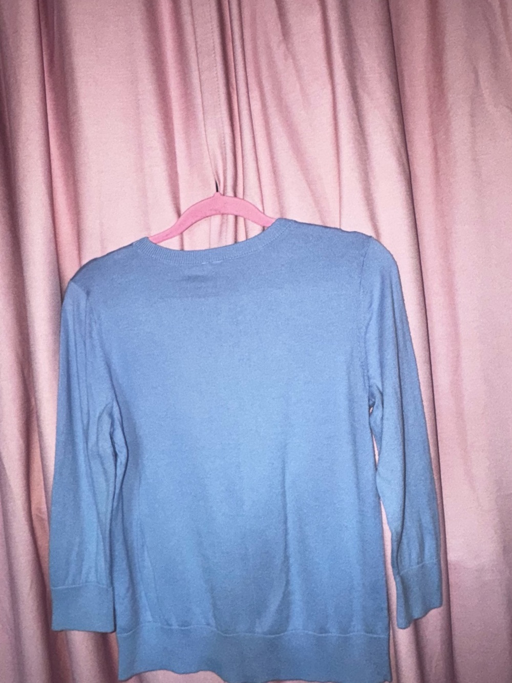 Talbots Light Blue Knit Crewneck Sweater
